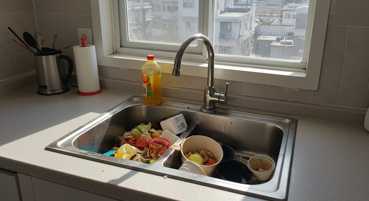 수도법, 주방습관, 폐기물처리