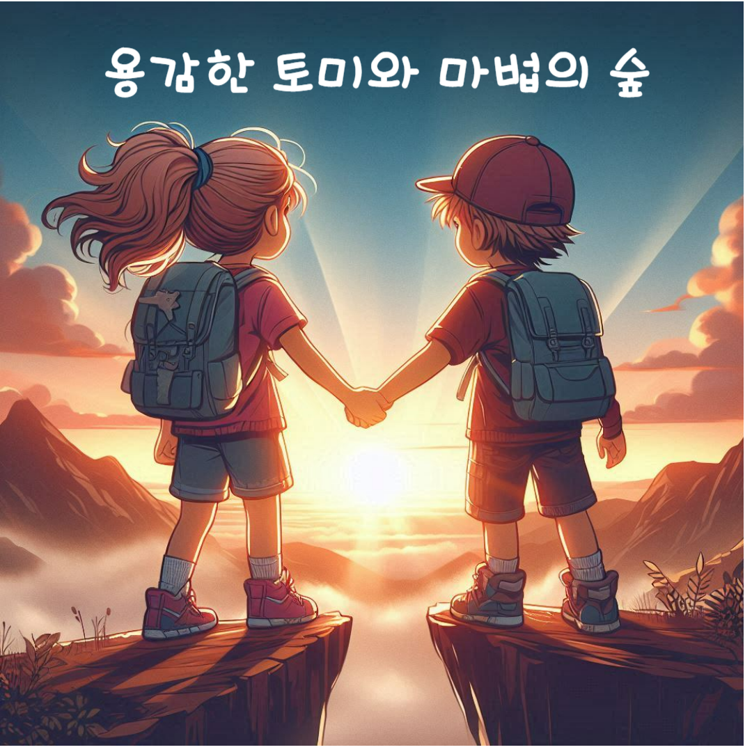 챗지피티로 만든 동화책 표지