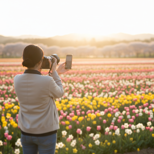 봄꽃 축제에서 인생샷 남기는 비법!