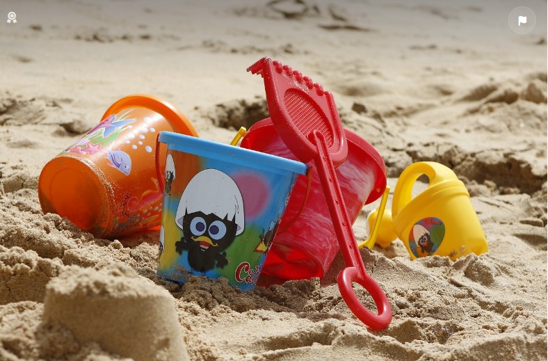 모래놀이 도구들