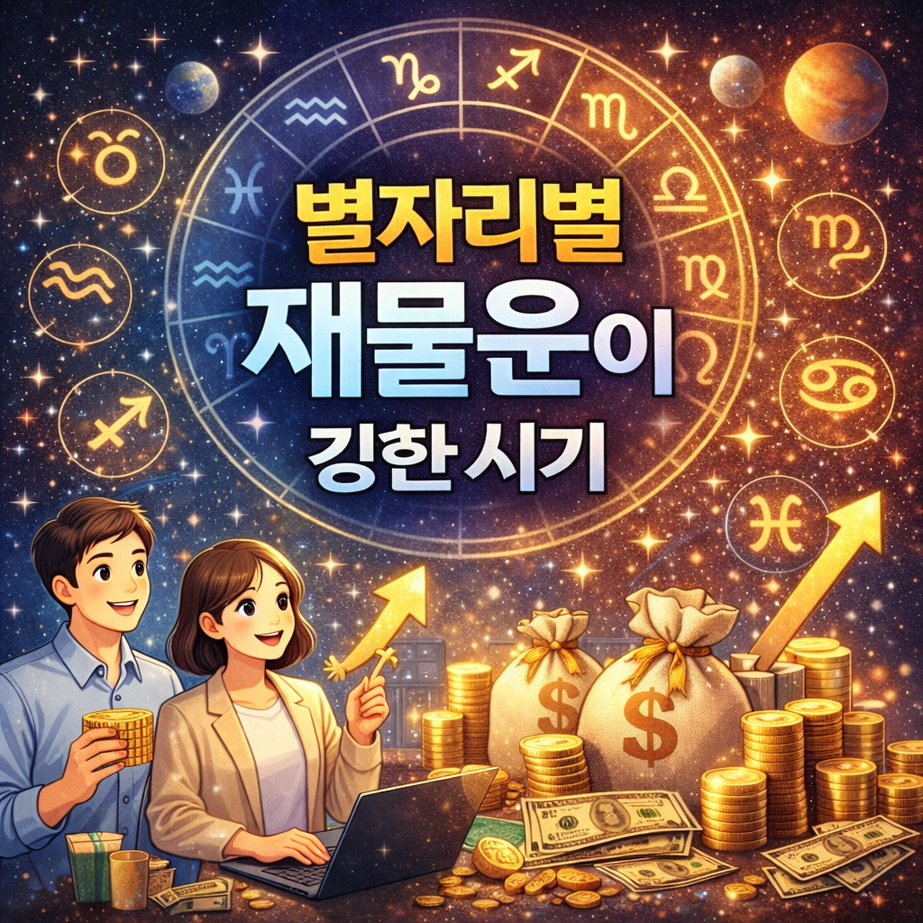 별자리별 재물운이 강한 시기