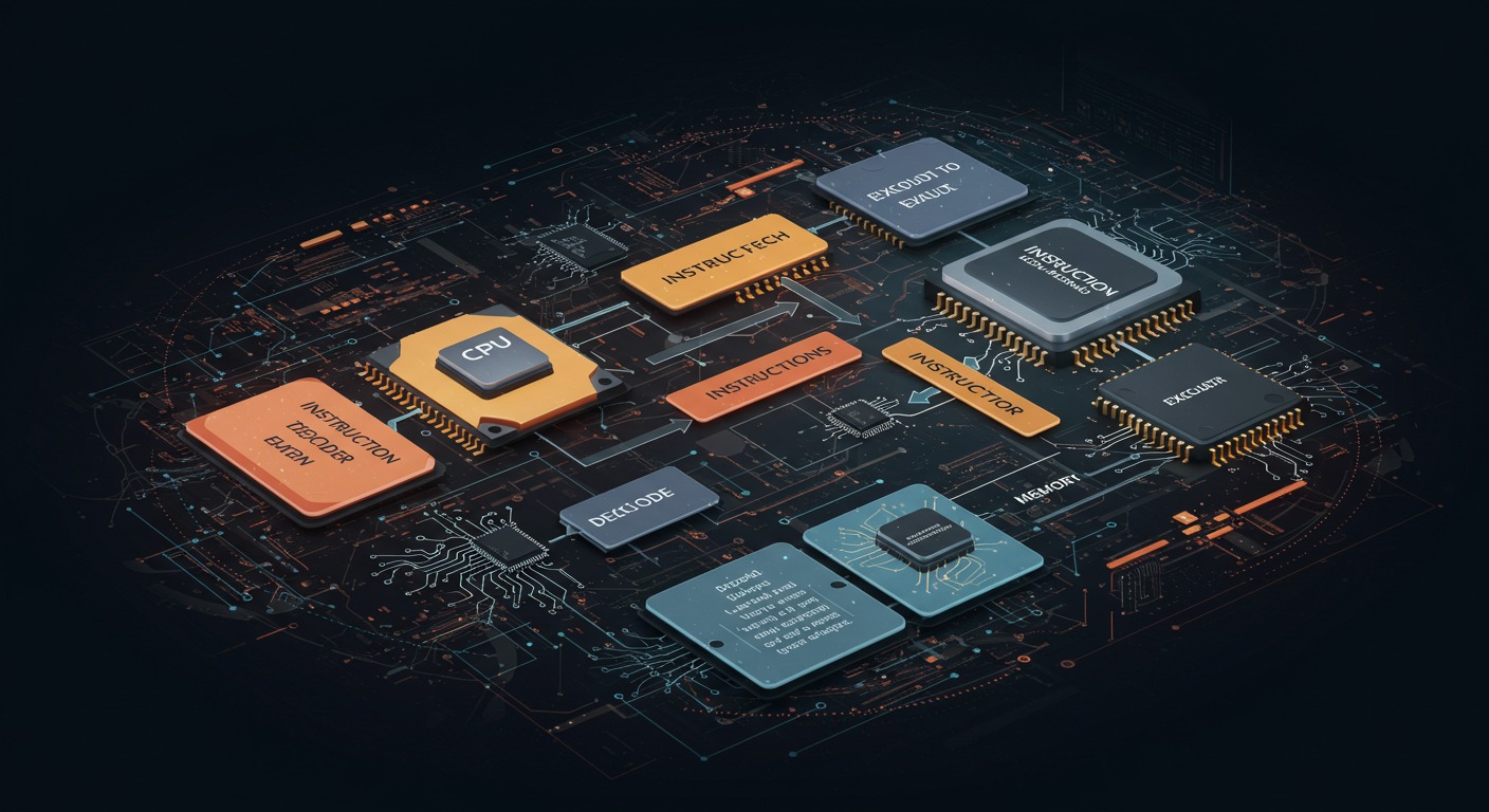 CPU 작업 흐름 인포그래픽