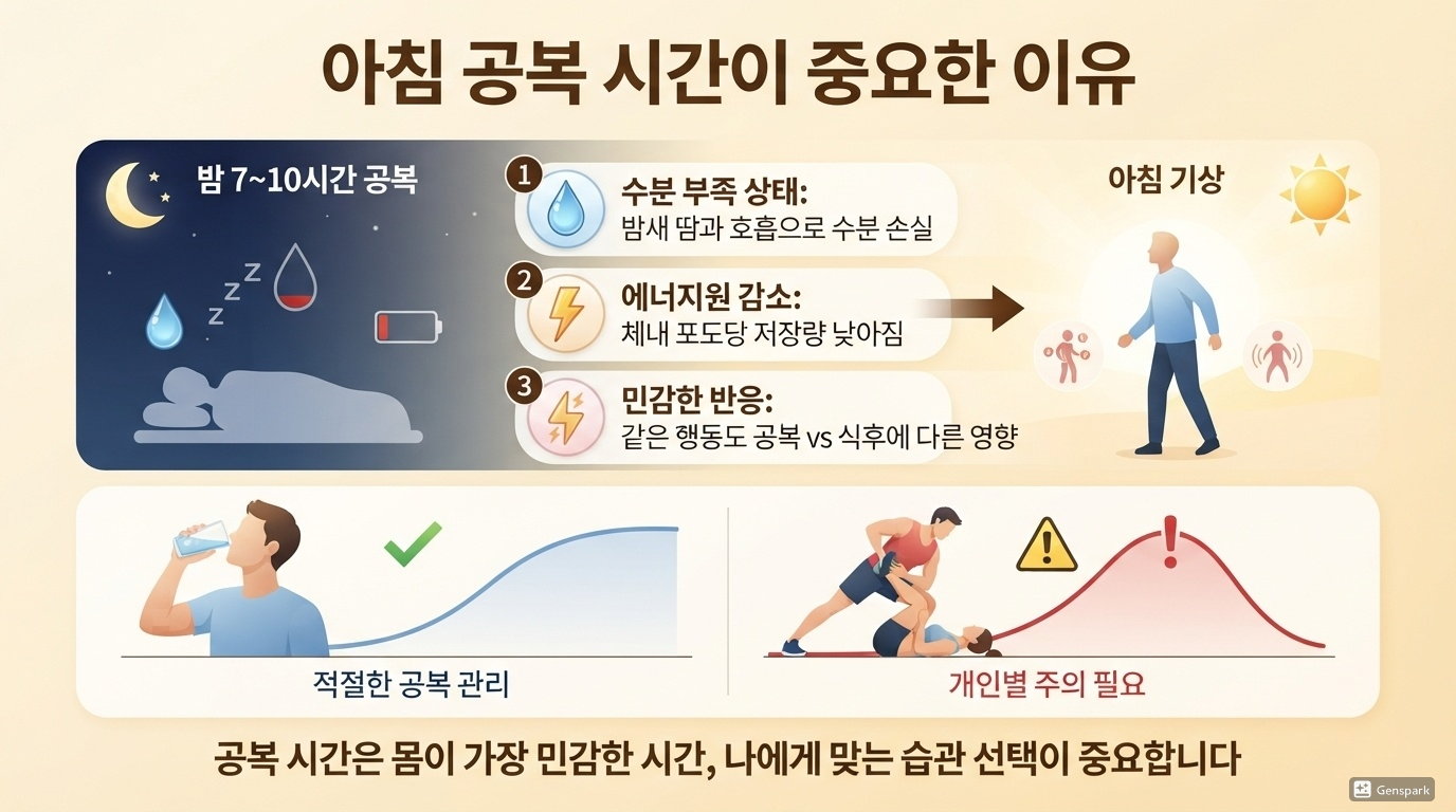 아침 공복 시간이 중요한 이유