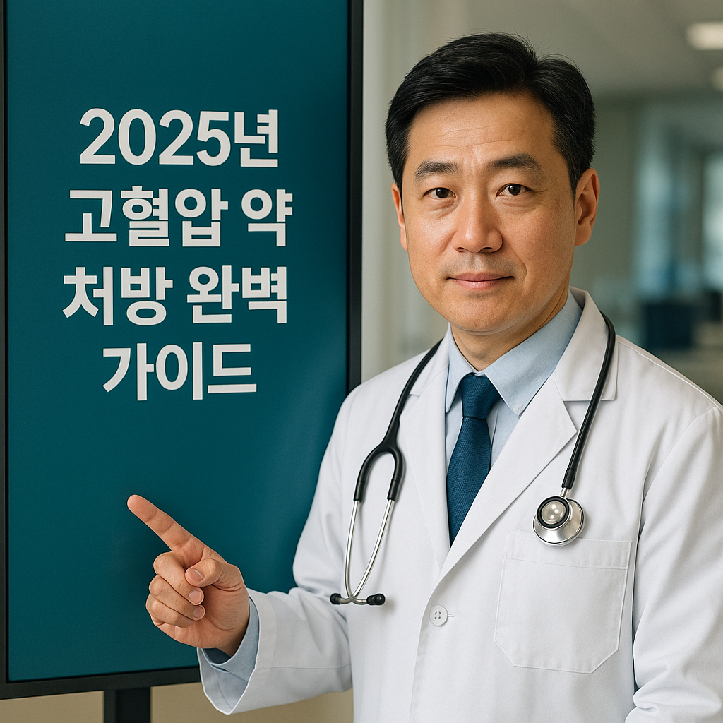 2025년 고혈압 약 처방 완벽 가이드