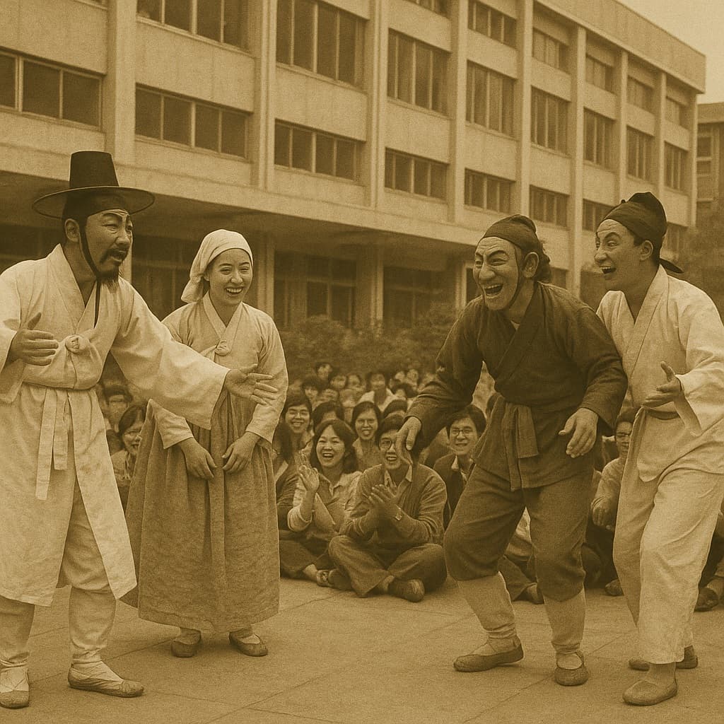 마당극 광장에서 피어난 민중의 소리