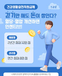 국민건강보험 건강생활실천지원금제 신청