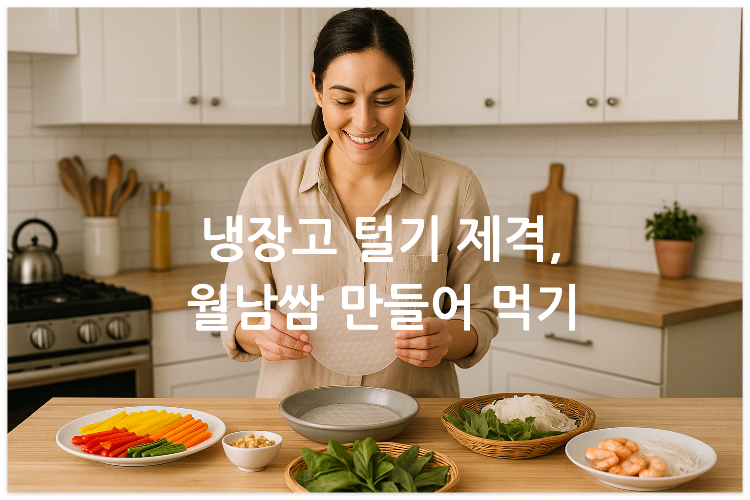 집에서도 간단하게 해 먹을 수 있는 월남쌈