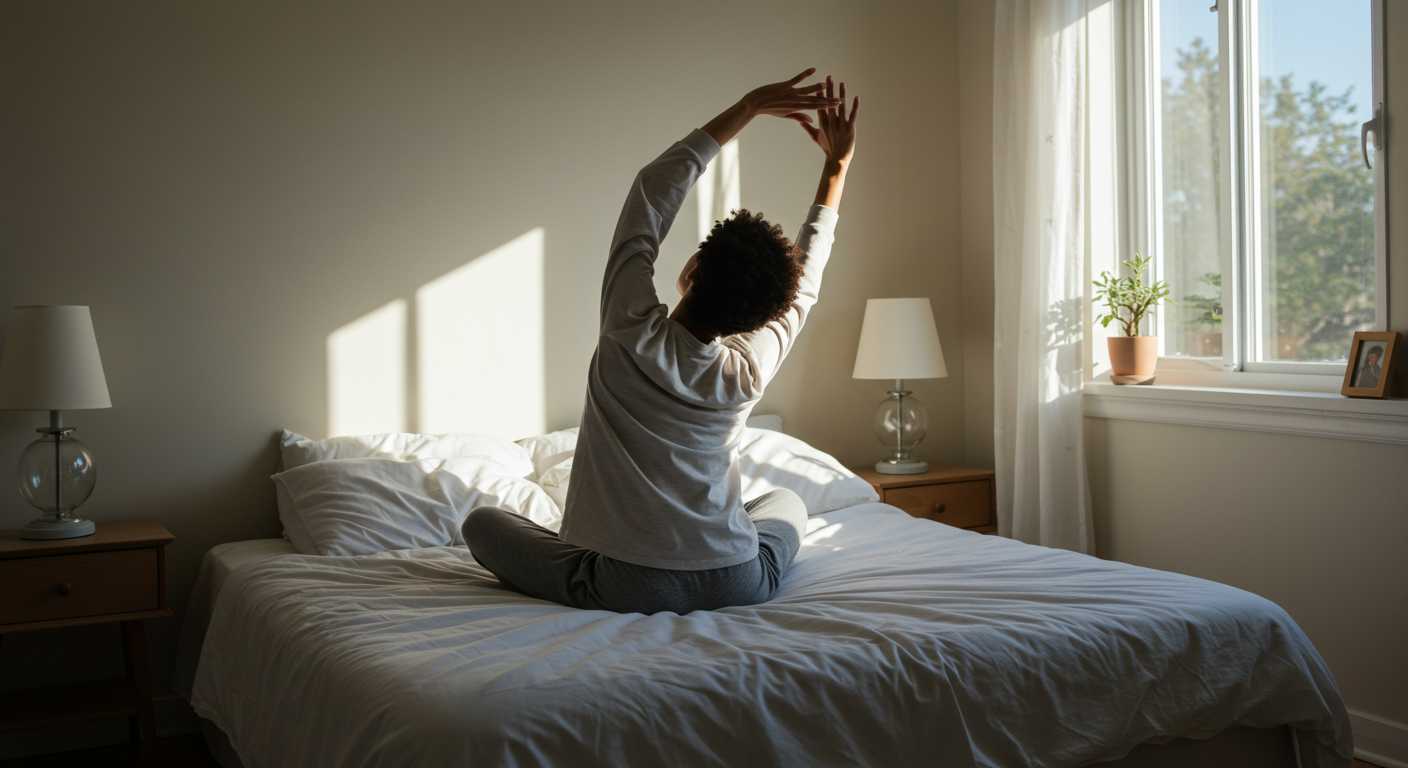 찌뿌둥한 아침은 이제 그만! 눈뜨자마자 스트레칭 명상으로 하루를 깨워봐요 ☀️