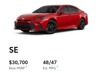 2025 토요타 캠리 하이브리드 리뷰 - 가격