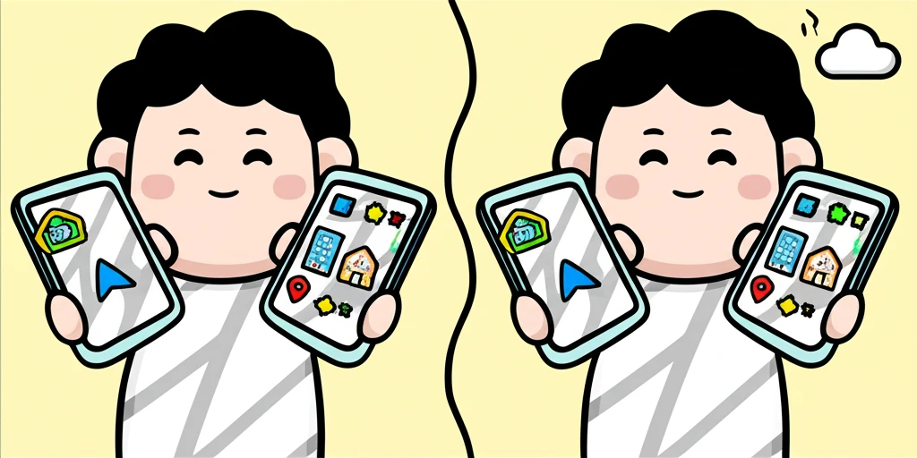 아이나비 에어 설치와 스마트폰 미러링..