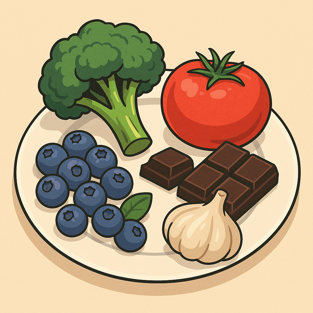 자주 먹으면 좋은 항산화 식품