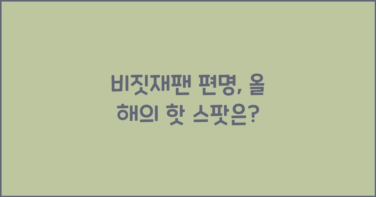 비짓재팬 편명
