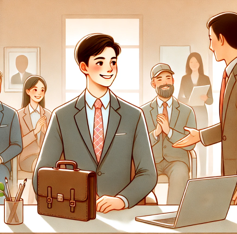 신입사원 그림