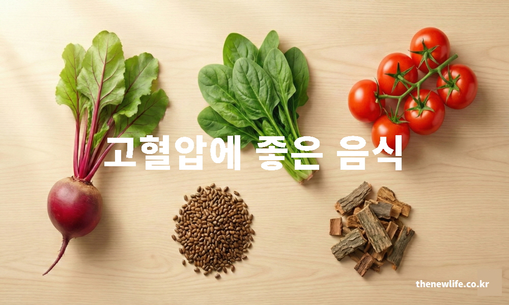 고혈압에 좋은 음식을 실제 경험과 과학적 분석을 정리한 대표 이미지