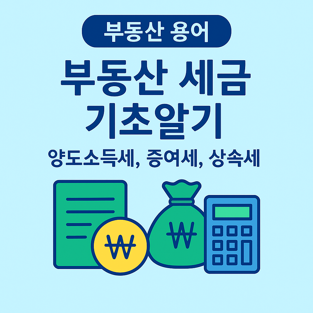 부동산 세금 기초알기