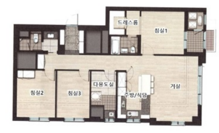 84C 평면도