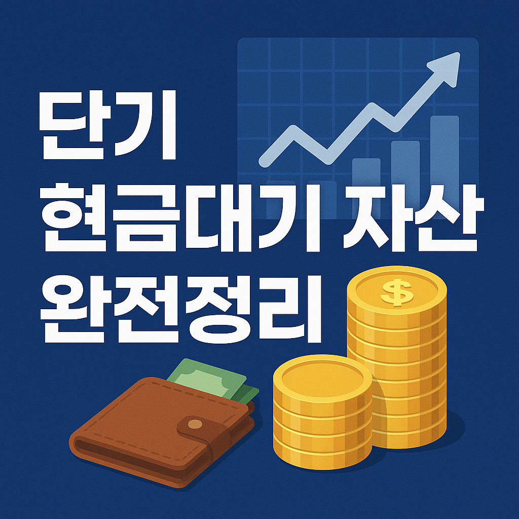 단기 현금대기 자산(파킹 통장) 정리