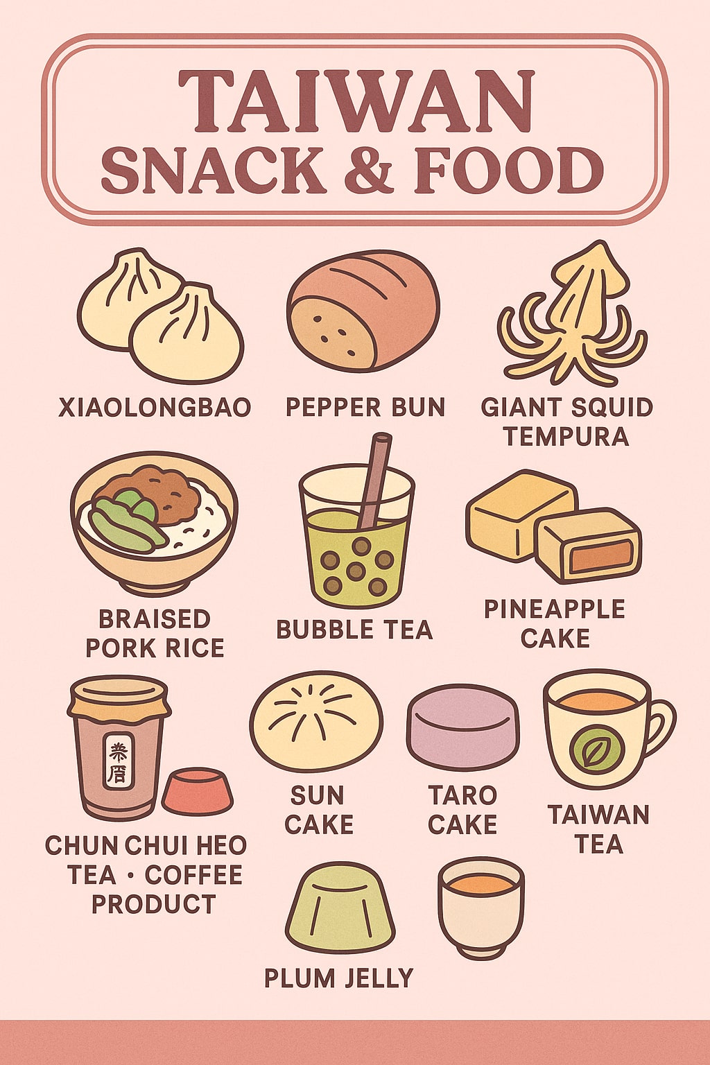 TIAWAN SNACK&amp;FOOD