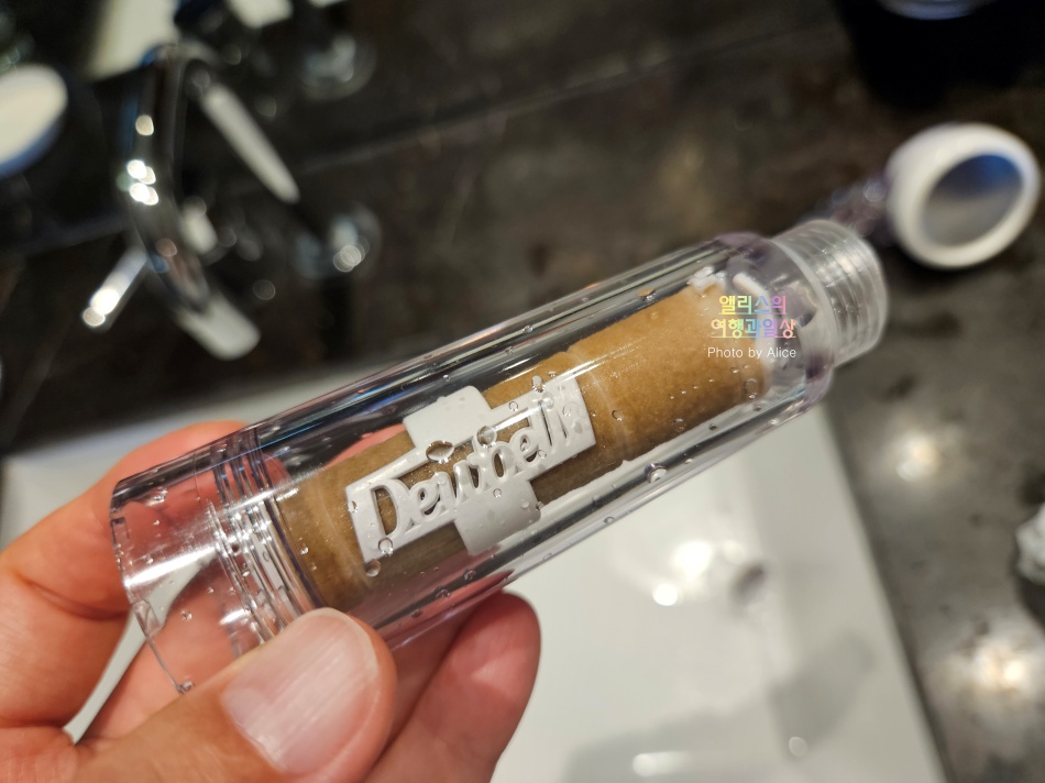 여행 필수품, 휴대용 여행용 듀벨 필터샤워기 솔직후기