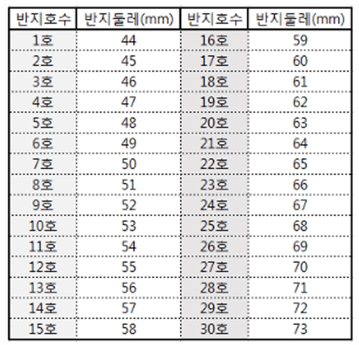 반지 호수 재는법