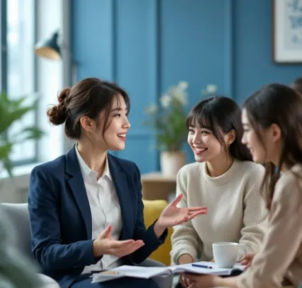 경기청년역량강화 기회지원사업 상담을 받고 있는 청년