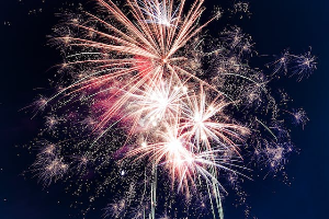 불꽃놀이 빛 축제 사진