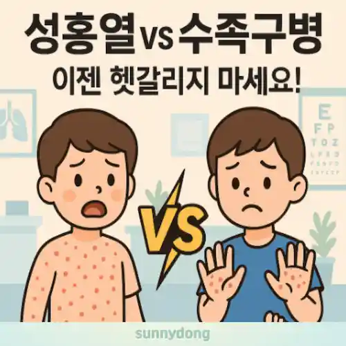 성홍열, 수족구병 증상과 전염 정도 비교 썸네일