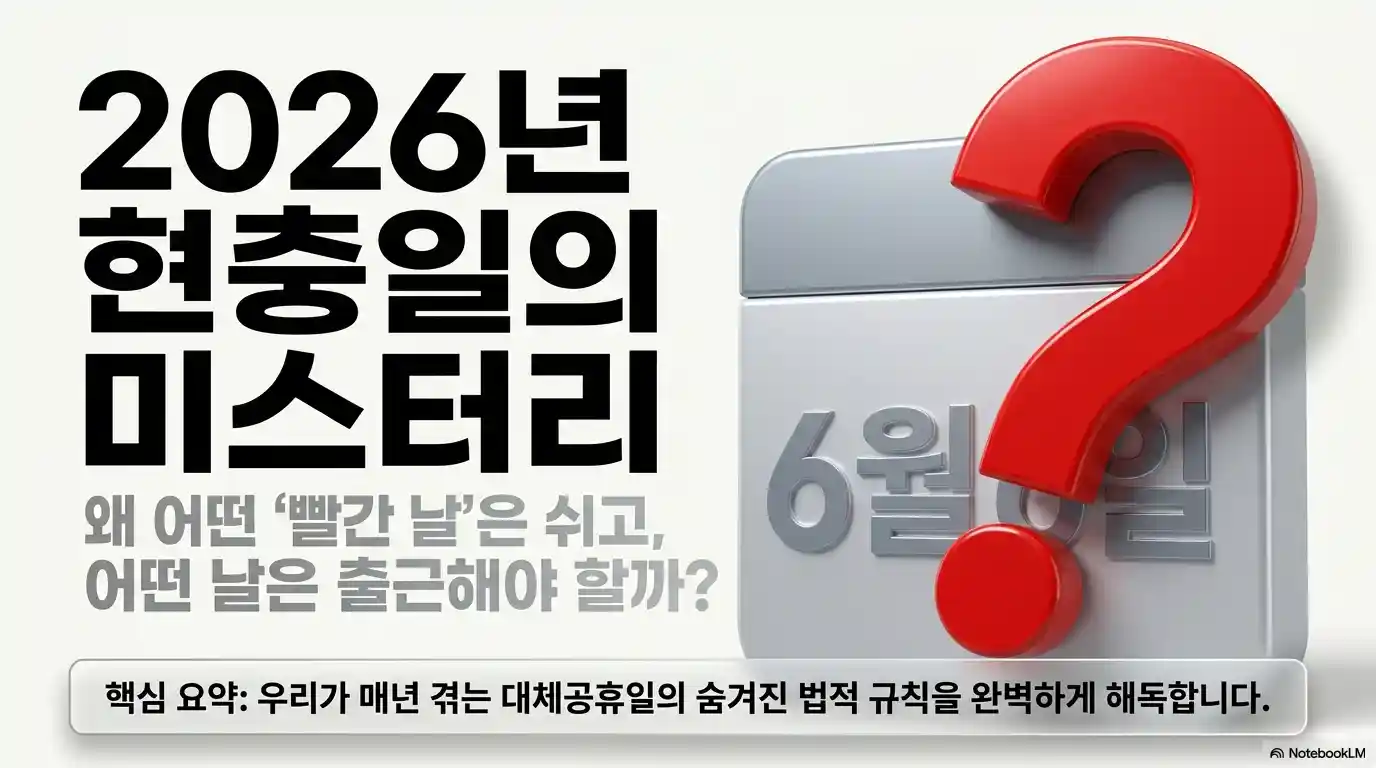 2026 대체공휴일 적용 대상 기준 총정리 썸네일