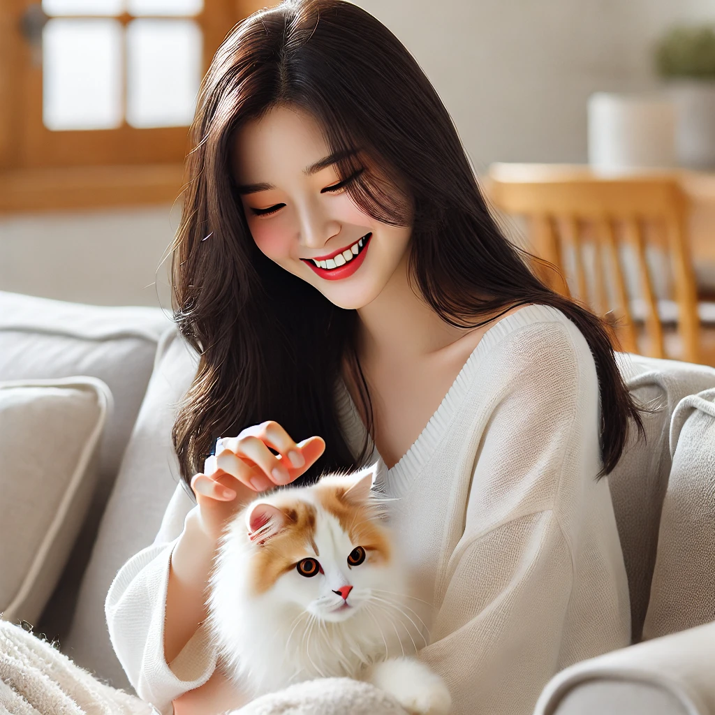 반려묘 키우기 고양이 브러싱과 목욕, 어떻게 할까