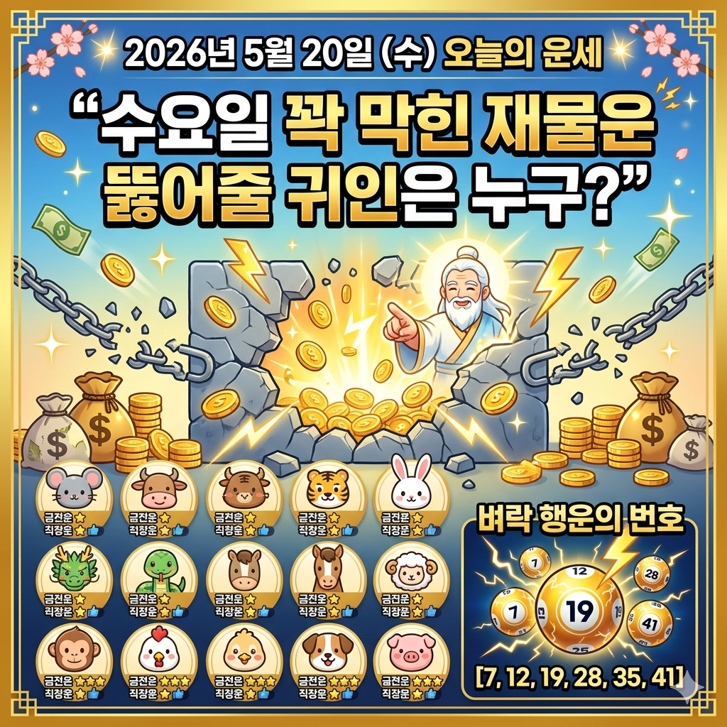 5월20일 오늘의 운세