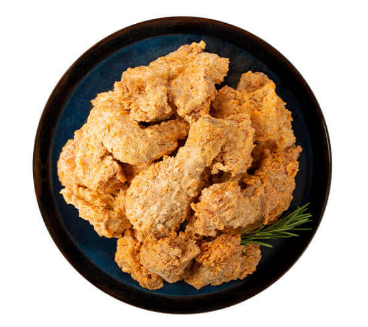 치즈가루가 올라간 치킨