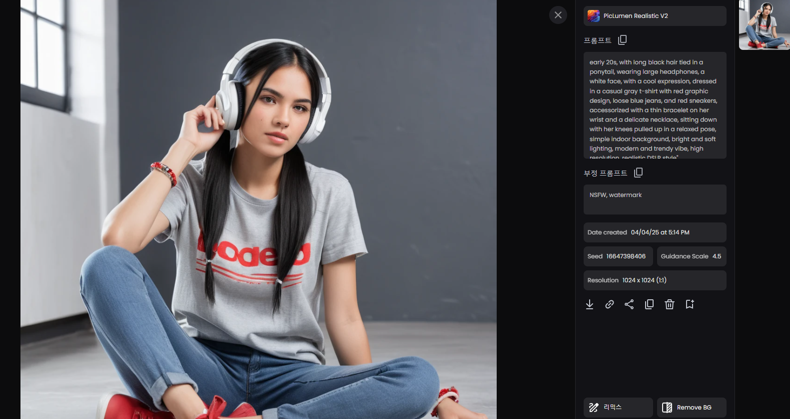 이미지 생성 예시