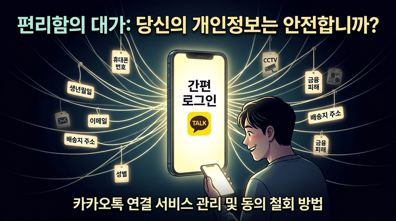 카카오톡 연결 서비시 관리 및 동의 철회 방법