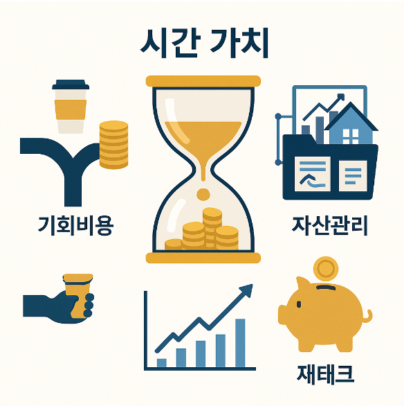 시간 가치 경제학 (기회비용, 자산관리, 재테크)