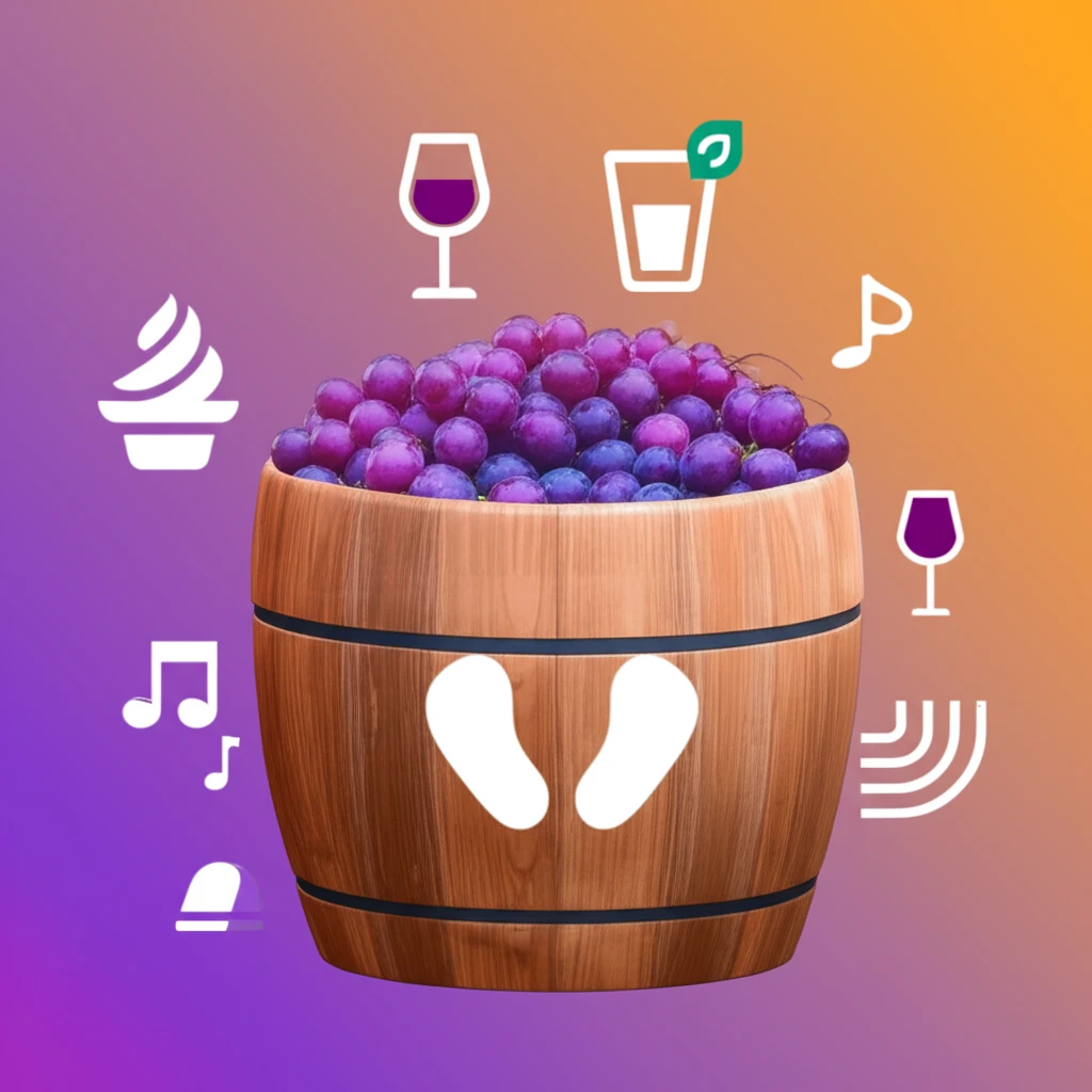 2025 송산포도축제 포도 밟기 공연..