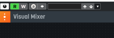 마스터(Masrer)에 비주얼 믹스(Visual Mixer)