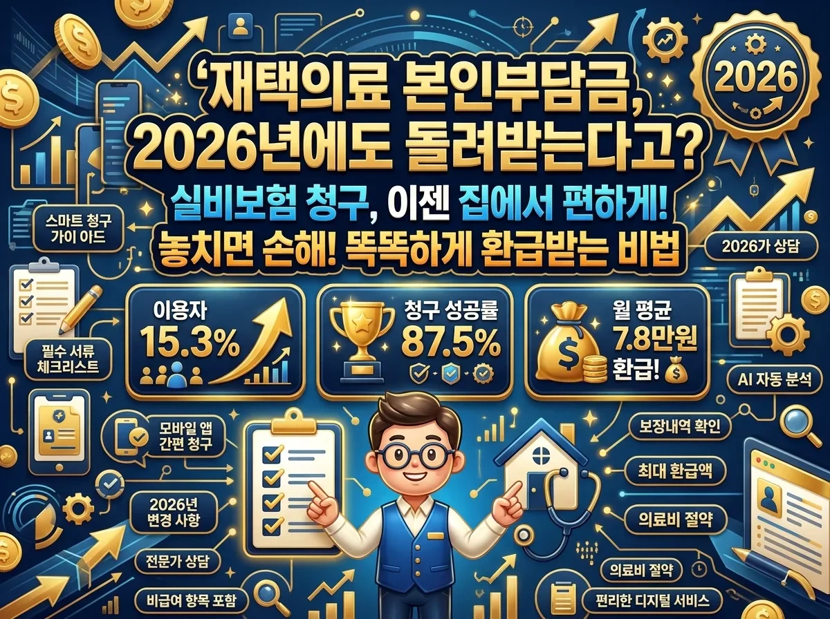 2026년 재택의료센터 본인부담금, 실비보험으로 똑똑하게 돌려받는 방법