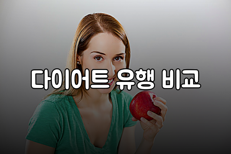 다이어트 유행 비교