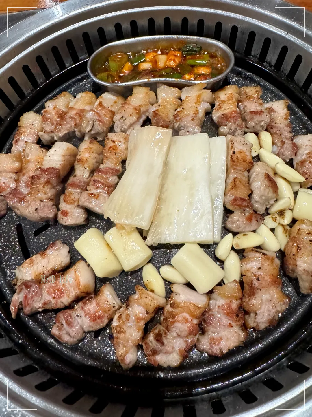 부산-동래-고기-맛집-83해치-웨이팅-삼겹살-마늘-떡
