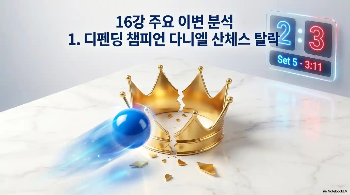 2026 하이원리조트 PBA 투어 16강 이변 - 디펜딩 챔피언 다니엘 산체스 2대3 역전패 탈락 (5세트 3:11)