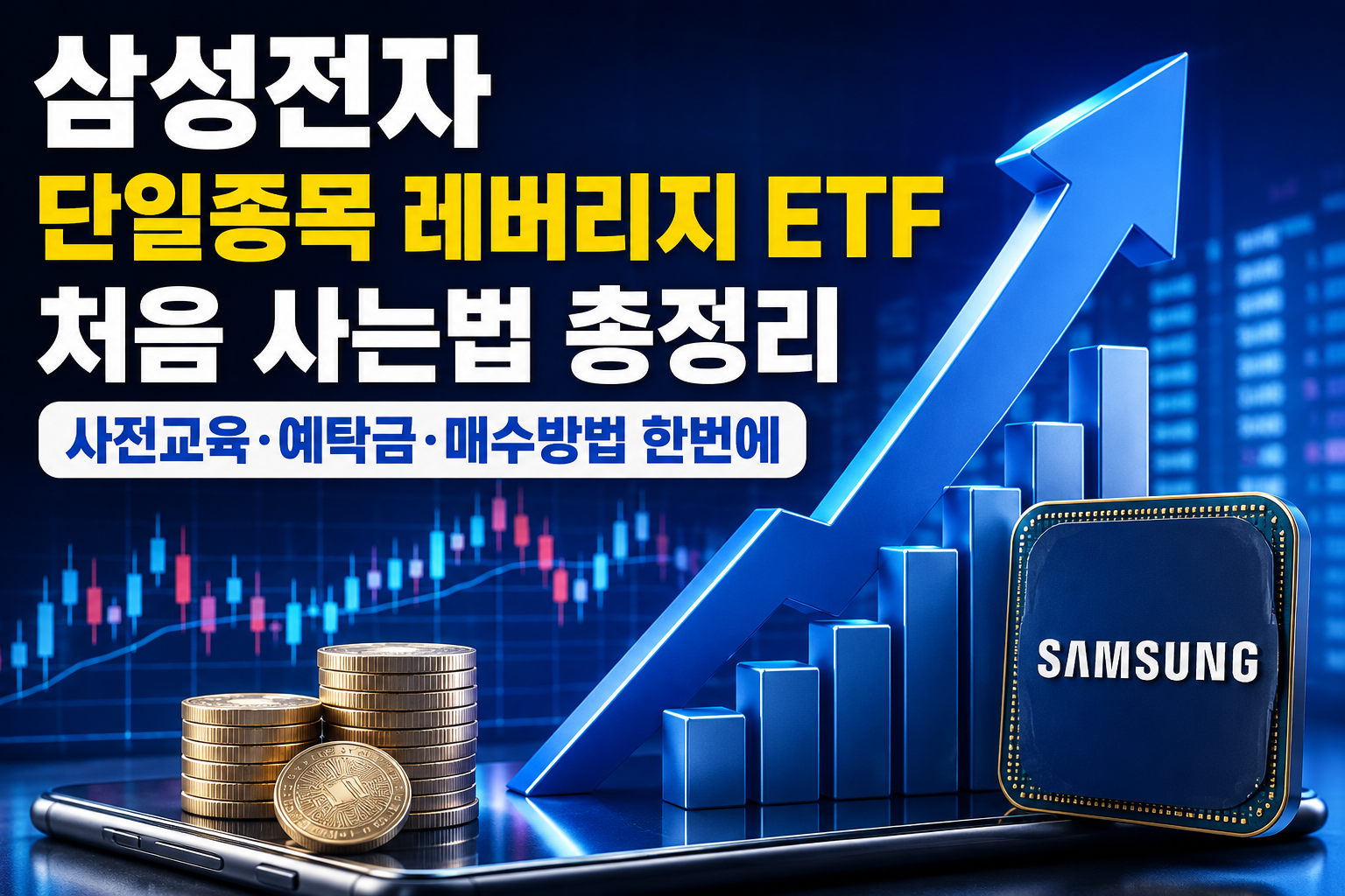 삼성전자 단일종목 레버리지 ETF 처음 사는법 총정리｜사전교육&middot;예탁금&middot;매수방법 한번에 관련 사진