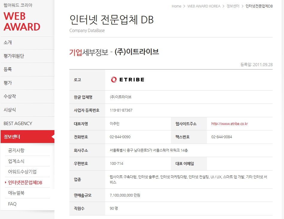 디지털에이전시 2024 순위