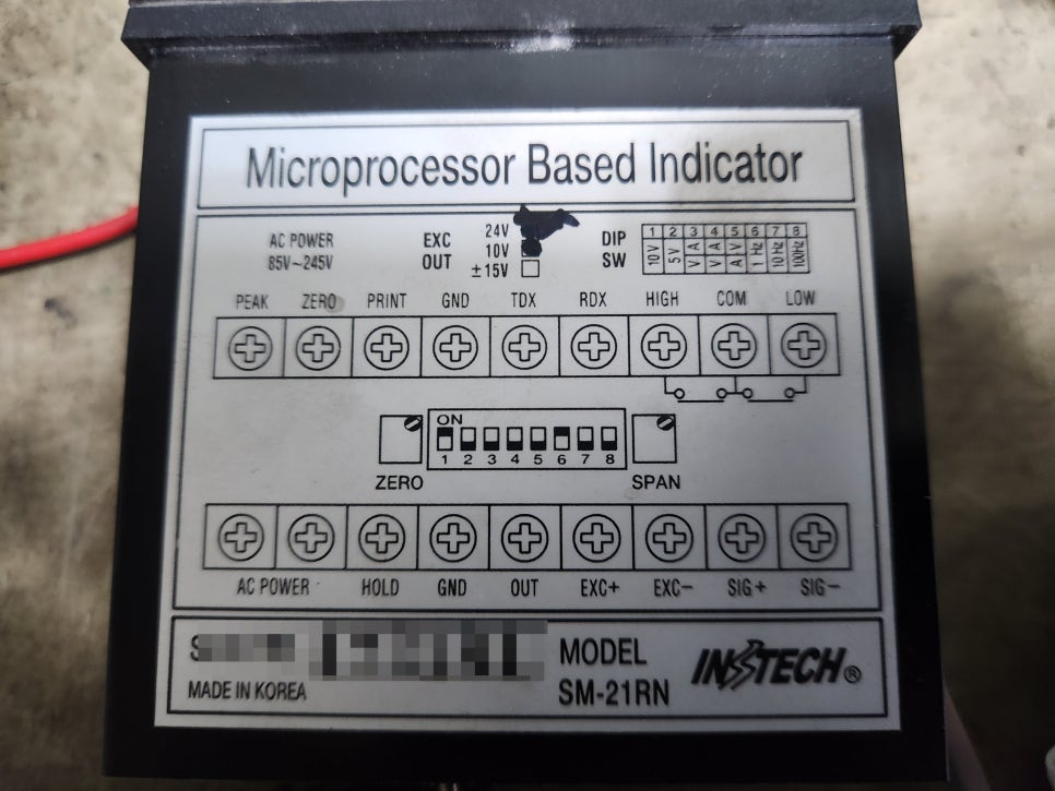 INDICATOR SM-21RN 전원무감 수리 전