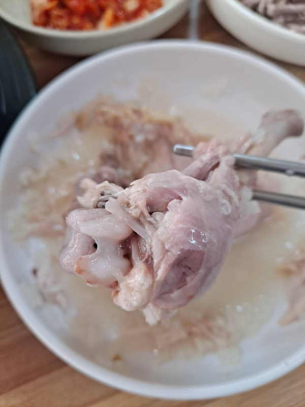 삼계탕 닭다리