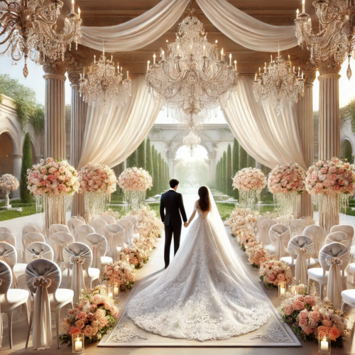 화려한-결혼식하는-장면