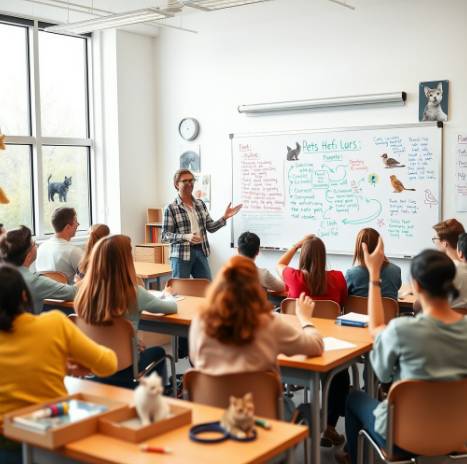 반려동물 관련 학과 수업과 실습, 취업 캠프 현장