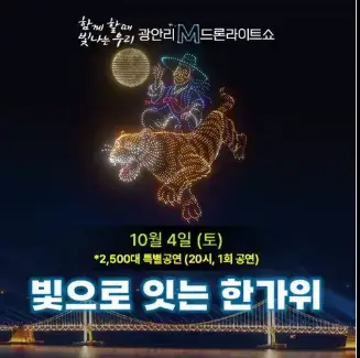 광안리 드론쇼 공연 시간 일정 교통통제 주차장 명당 장소