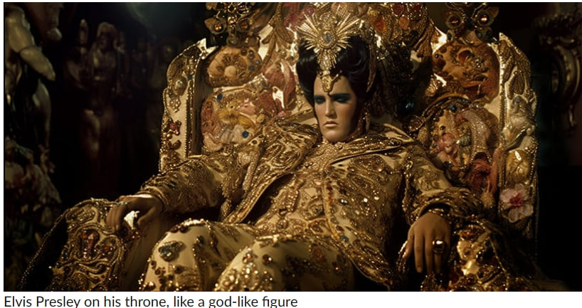 라스베가스 스피어 개관 쇼에 나타난 '엘비스 프레슬리' VIDEO: Marco brambilla on KING SIZE, his monumental elvis presley artwork at the sphere las vegas