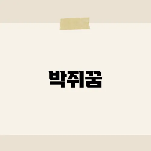 박쥐꿈, 복인지 화인지 갈림길?