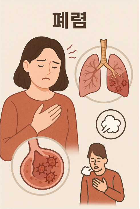 폐렴과 감기의 차이점과 예방